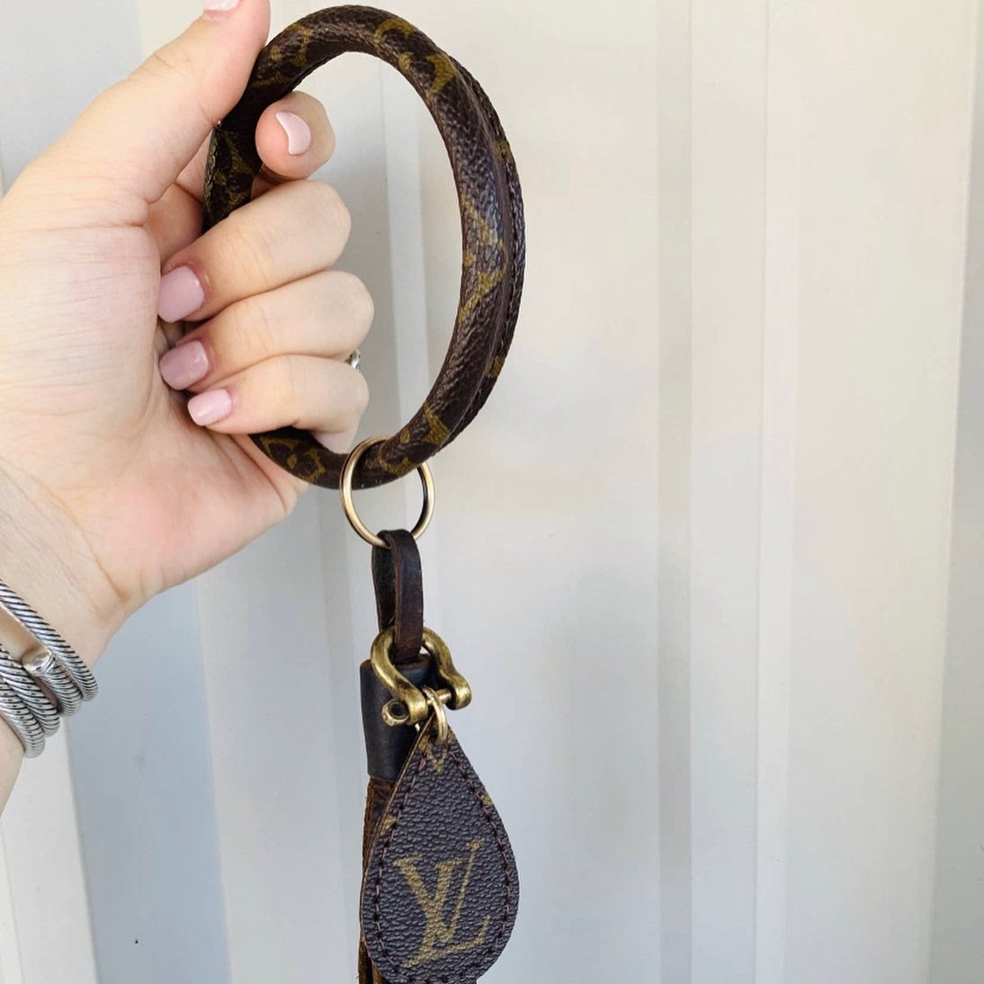 LV Re-Purposed Keychain Wristlet – Arlowe + Jade